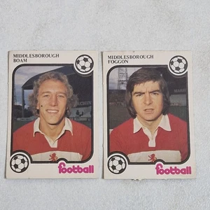 Monty Gum Middlesbrough Football Karten 1975 Boam & Foggon Top Zustand - Bild 1 von 4