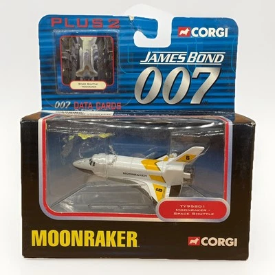 Corgi TY95801 Space Shuttle Moonraker – James Bond 007 Vintage Sealed Data Cards - Image 1 of 4
