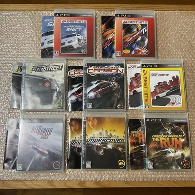 PS3 Need for Speed 8 Game Lot Carbon ProStrt UnderCov Shift HP MW Run From Japan - Image 1 of 4