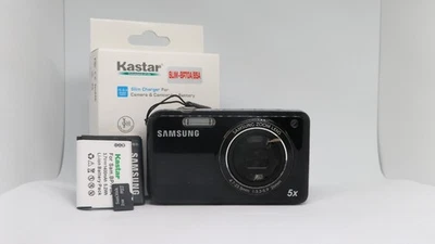 Samsung PL120 14,2 MP Doble LCD De Colección Cámara Digital Selfie Pantalla Paquete PROBADO Foto 1 de 4