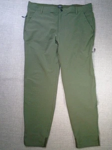 Russell Women's Pants Olive Green Size LG 36-38 Stretch Slim Fit - Picture 1 of 13