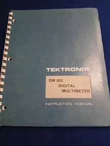 Multímetro digital Tektronix DM 502 manual de instrucciones - Imagen 1 de 6
