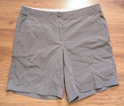 Pantalones Cortos para Mujer LL Bean Ligeros Exterior Elastizados Informales Bolsillos Gris, Talla 10 Foto 1 de 4