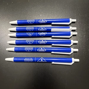 MLB LA Dodgers Confezione 6 Penne a Sfera Click Abbonamento Major League Dodger - Foto 1 di 4
