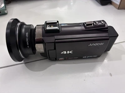 Videocámara Andoer HDV-524KM 4K 48MP Wi-Fi visión nocturna zoom 16x cámara de video Foto 1 de 4