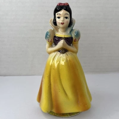 "Estatuilla de cerámica Blancanieves vintage años 60 Walt Disney GALES Japón porcelana 5""" Foto 1 de 4