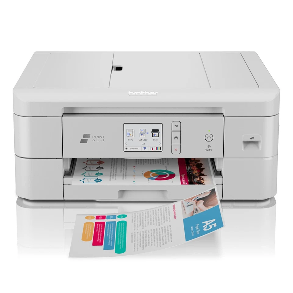 Brother DCP-J1800DW Inkjet Colour printing 1200 x 6000 DPI Colour copying A4 Whi - Image 1 of 1