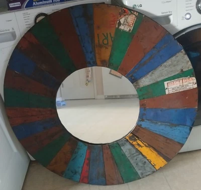 Arhaus Patchwork Mirror - Image 1 of 4