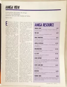 32 pagine Amiga sezione risorse ©1992 novembre rivista COMPUTE per Commodore Amiga - Foto 1 di 9