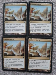 MTG 4 x Unknown Shores - Theros - Picture 1 of 2