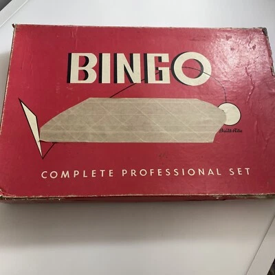 Vintage Old and Rare Bingo Board Game zae - Image 1 of 4