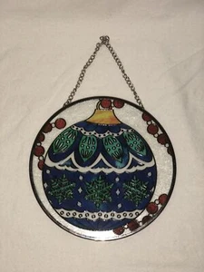 Ornament Buntglas - 6 Zoll - Bild 1 von 1