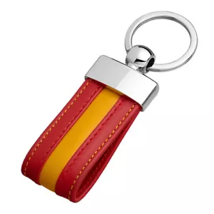 LLAVERO DE ESPAÑA FABRICADO A MANO CON PIEL DE GRAN CALIDAD - Imagen 1 de 1