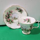 Royal Albert Road to the Isles Cup & Saucer Set England Ancestral Series Mint!
