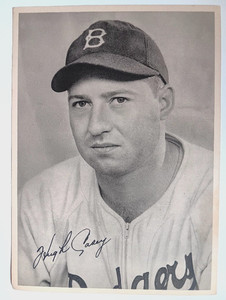 1947 Brooklyn Dodgers Original Picture Pack Hugh Casey NIce Condition