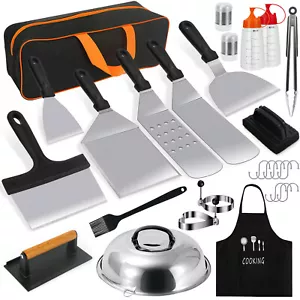 27-teilig Grillbesteck Set Profi Grill Zubehör Set für Männer Geschenk Edelstahl - Bild 1 von 7