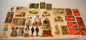 35th Victorian Trade 31 Cards vintage Advertising-Die Cuts Lion Coffee Medicine - Picture 1 of 20