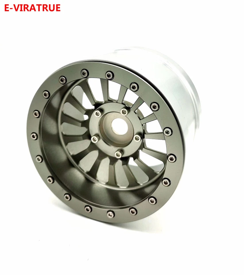 E-VIRATRUE 3.8''Alu Wheel fits For TRAXXAS Sledge&TRAXXAS E-Revo VXL 1/8  1pcs - Image 1 of 1