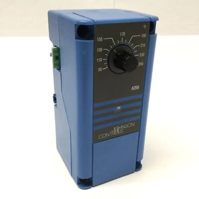 Interruptor de encendido/apagado de control de temperatura Johnson A350AA-2 SPDT, 90°F a 250°F, 30° Diff Foto 1 de 4