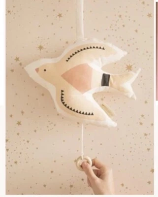 Cojín musical NOBODINOZ Haiku Bird para habitación bebé Foto 1 de 4