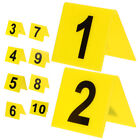 10 wiederverwendbare Zahlenmarkierungen - ideal für Partyspiele, Tischplatten & Restaurants