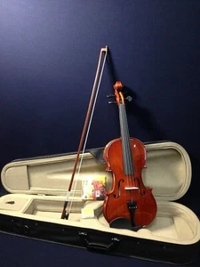 Caraya Wooden Violin Set size from 4/4 to 1/16 Deluxe Foam Case, Bow and more - Picture 1 of 46