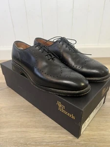 Allen Edmonds Fairfax Black Leather Wholecut Wingtip Oxford Men Sz 8.5 D - Picture 1 of 18