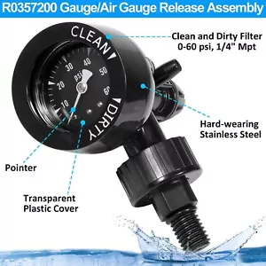 For Zodiac Jandy Filter Pressure Gauge Air Relief Release Valve Parts R0357200 - Picture 1 of 1