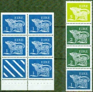 IRELAND –1974 -1977– DOG PANE OF 5 & STRIP OF 4– VF** - Bild 1 von 1