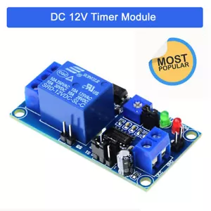 12V Delay Relay Normally Open Module Circuit Timer Timing Board Switch Trigger - Picture 1 of 9