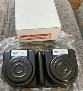 New Linemaster TWIN 491-S Clipper Foot Switch, 2-Pedal. FREE SHIPPING - Picture 1 of 5