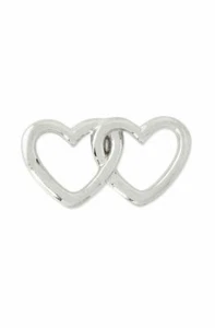 LETZTER! Keep Collective Silber INTERLOCKING HEARTS Vintage/Retired! - Bild 1 von 6