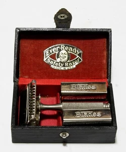 Ever-Ready Safety Shaving Razor Made In USA W/Box & Blades American Safety Co - Picture 1 of 10