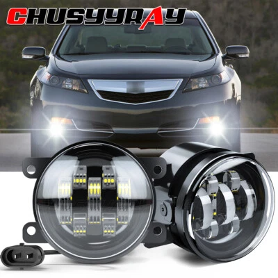 New 6000K Front Bumper Clear Len LED Fog Light For ACURA RDX 2010-2018 - Изображение 1 из 4