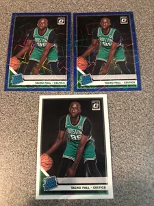 2019-20 Panini Optic TACKO FALL Rated Rookie RC LOT (3) BLUE VELOCITY Prizm - Bild 1 von 4