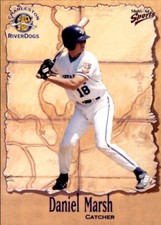2001 Charleston River Dogs Multi-Ad #15 Daniel Marsh Greensboro North Carolina