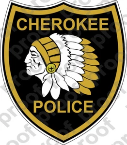 STICKER CIVIL CHEROKEE POLICE - Picture 1 of 1