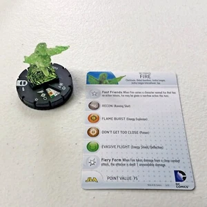 DC Heroclix Batman: Streets of Gotham set Fire #008 Common figure card - Picture 1 of 8