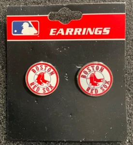 Boston Red Sox Logo Post Earrings NEW - Picture 1 of 1