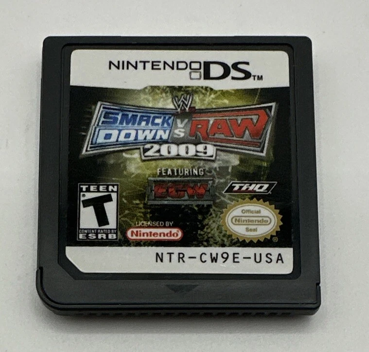 WWE Smackdown Vs. Raw 2009 Featuring ECW  (Nintendo DS) Cartridge Only - Tested - Image 1 of 1