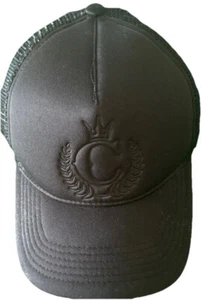 Men’s Culture Kings Black Peaked Adjust Cap with Net Ventilation at back of cap - Picture 1 of 3