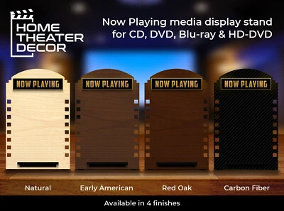 Now Playing Movie Display Stand (Table Top) for CD DVD Blu-Ray HD-DVD Video Game