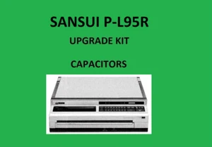 Turntable SANSUI P-L95R Repair KIT - all capacitors - Picture 1 of 16