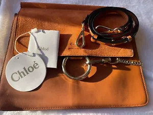 Chloe Faye Cross Body Bag Leather Caramel Brown - Picture 1 of 24