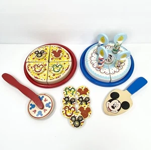 Melissa & Doug Mickey Mouse Clubhouse Wooden Pizza & Birthday Cake **Notes** - Picture 1 of 6