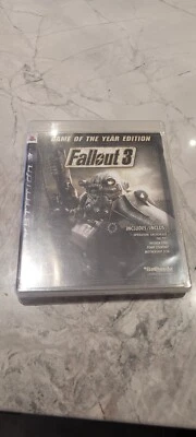 Fallout 3 Game of the Year First Print w/ French Book Sony PlayStation 3 PS3 RPG - Image 1 of 3