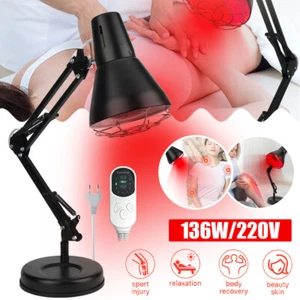 LED Infrarot Lampe Rotlichtlampe Infrarotlampe Therapie Mit Ständer Stehlampe DE - Bild 1 von 24