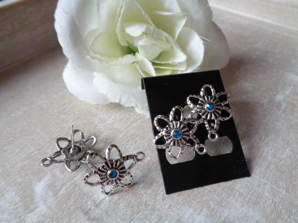 Ohrrstecker "Blume" silber - Bild 1 von 1