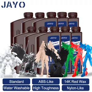 Impresora 3D LCD JAYO 10 KG 405 nm estándar/similar a ABS/lavable al agua/resina de cera roja - Imagen 1 de 53