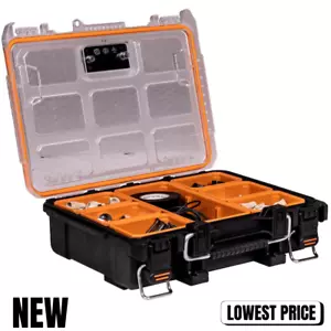 Ridgid Small Parts Organizer Compact Pro Gear System 6 Compartment Tool Case NEW - Picture 1 of 17